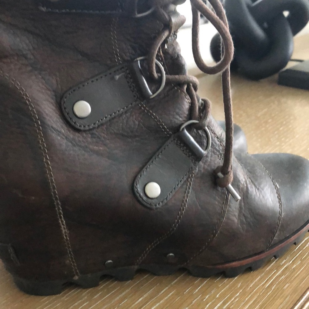 Sorel wedge booties—waterproof